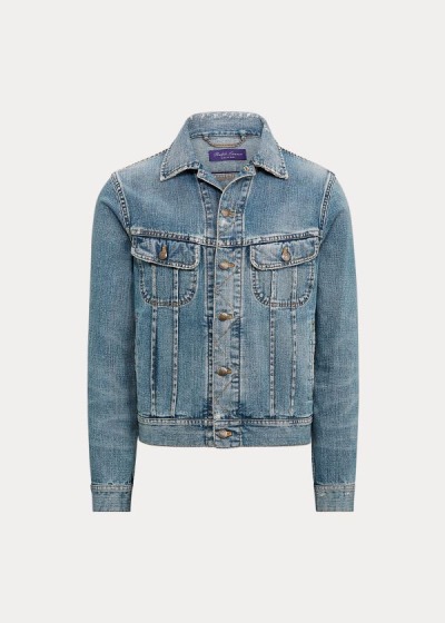 Men's Ralph Lauren Slim Fit Trucker Denim Jacket | 530487NLY